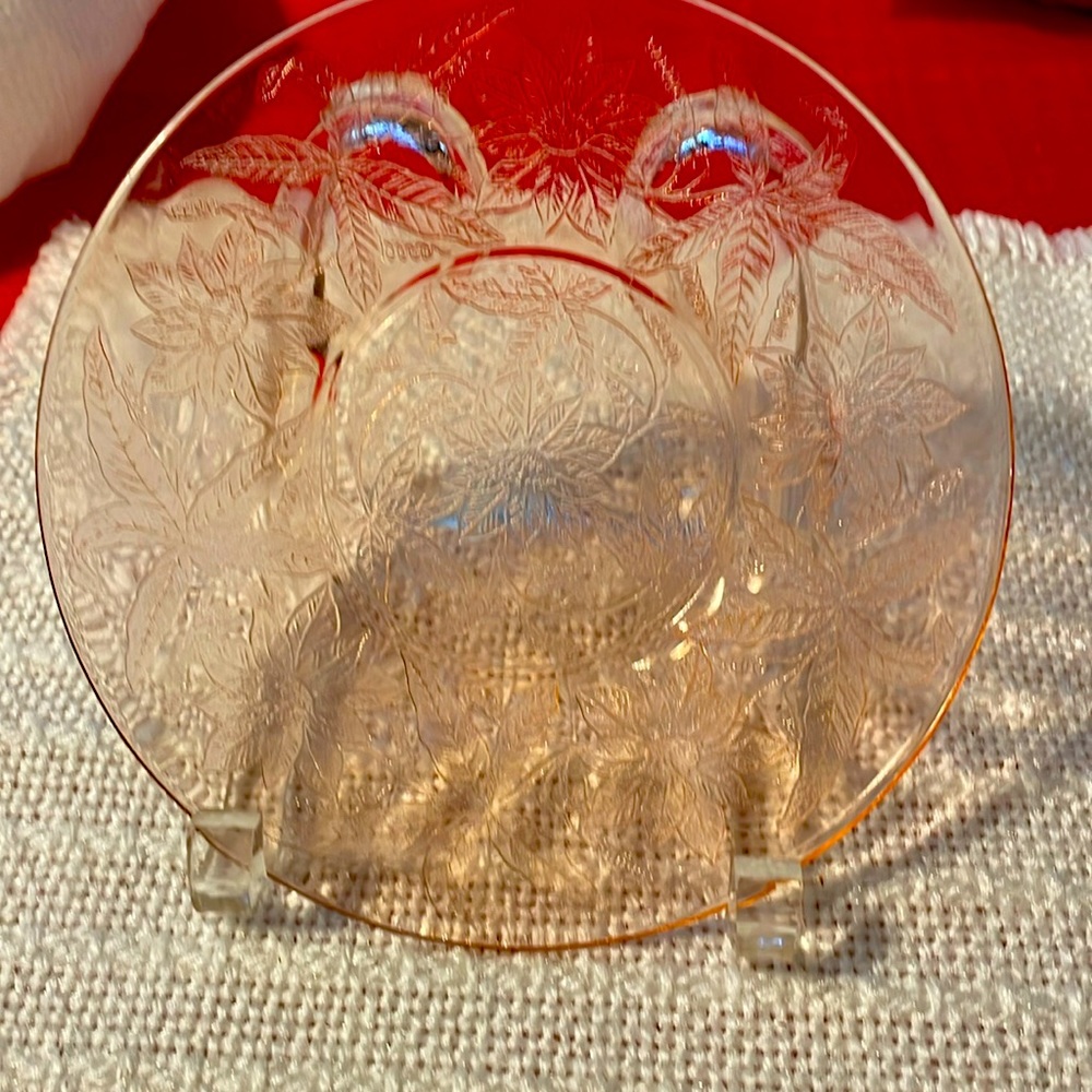 Pink Depression glass